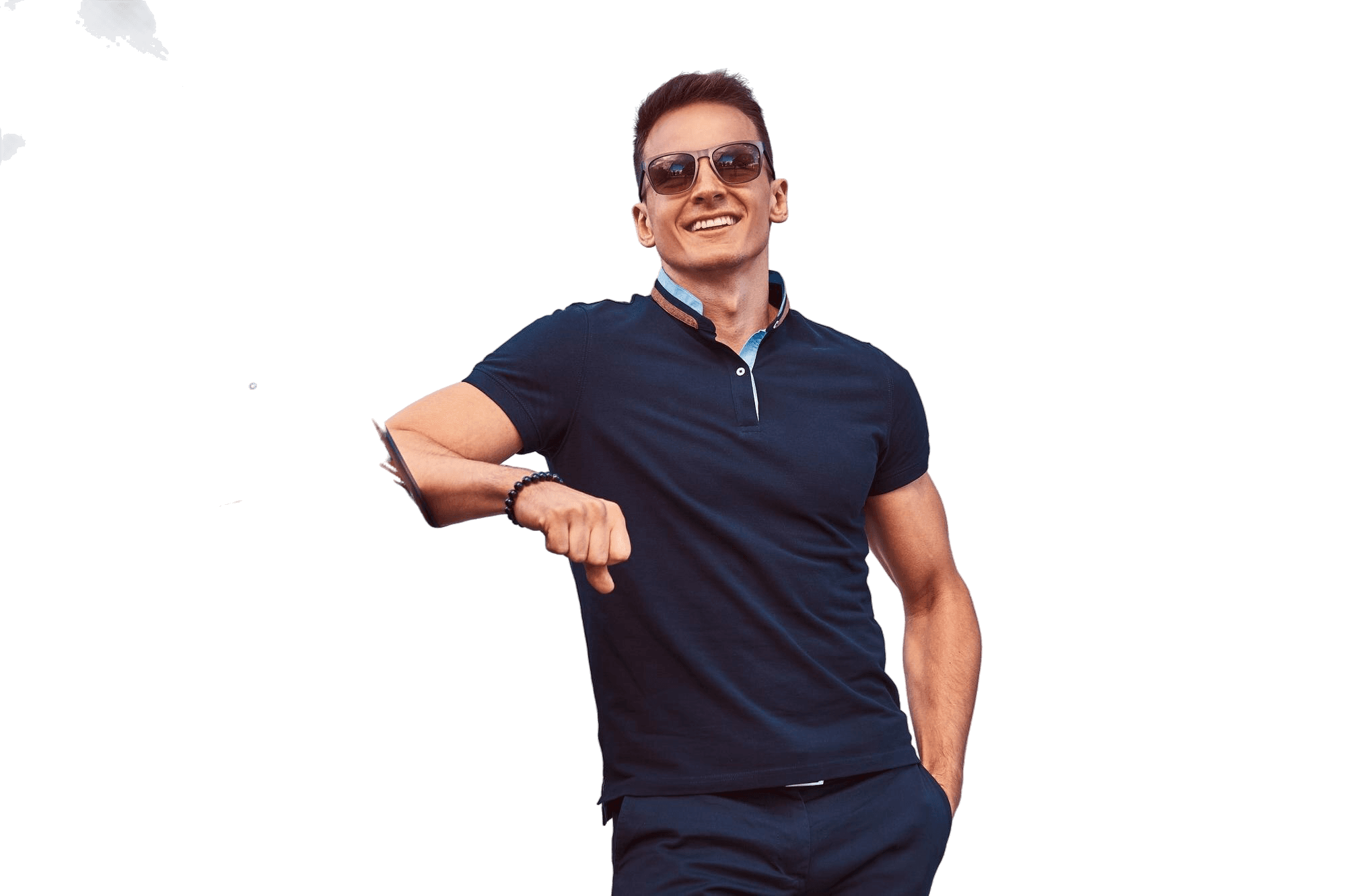 Men's full-sleeve shirt model