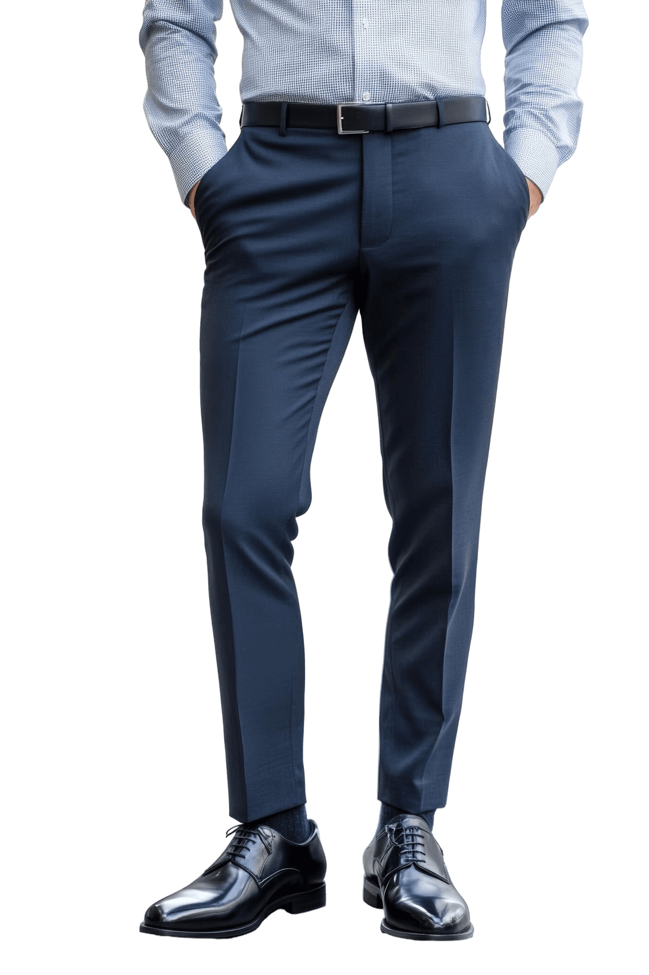 Formal men's pants model